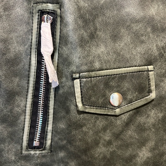 Bellivera Green Biker Vest - Picture 3 of 6